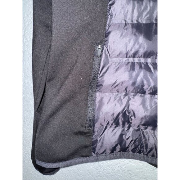 Old Navy Active Womens Lightweight Black Full-Zip Jacket With Quilted Front & Th - Picture 5 of 10